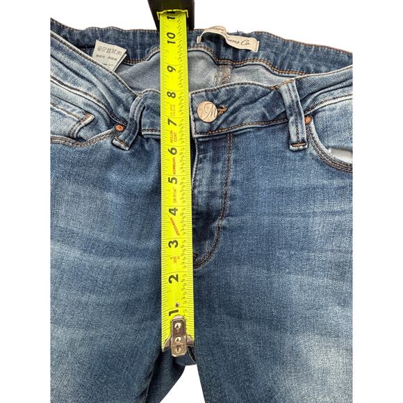 Mavi Jeans Womens 30x29 Blue Denim Slim Straight Leg Medium Wash Low Rise Faded - Picture 8 of 12